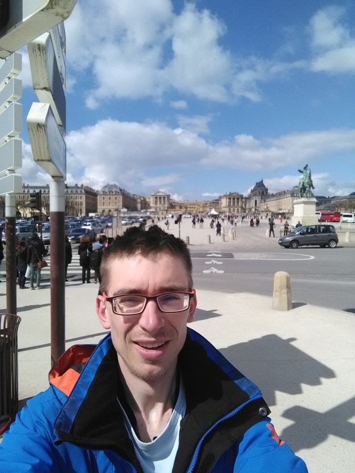 20160408 - 13h21 selfie chateau de Versailles